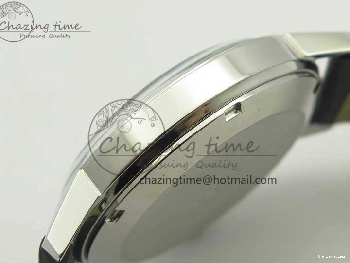 0301 EasyCare Seamaster 30 1962 SS TW Best Edition Black Dial On Leather Strap MIYOTA 8079